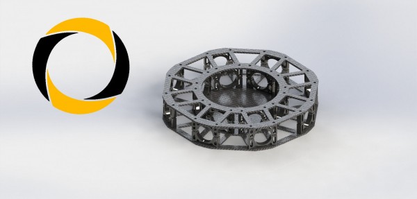 Centerbox für Octocopterrahmen Black